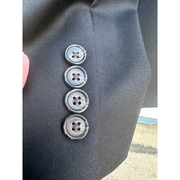 Polo Ralph Lauren Two Button Suit Jacket Wool Blazer Mens Sz 50R Black Business - Picture 6 of 9